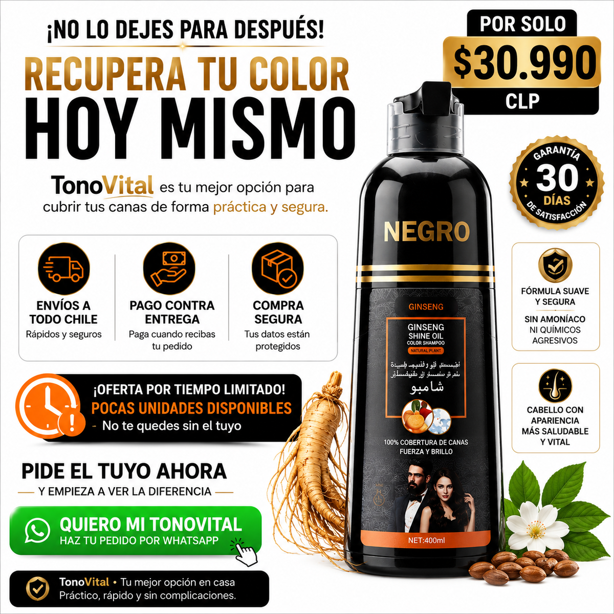 TonoVital-Shampoo Pinta Canas