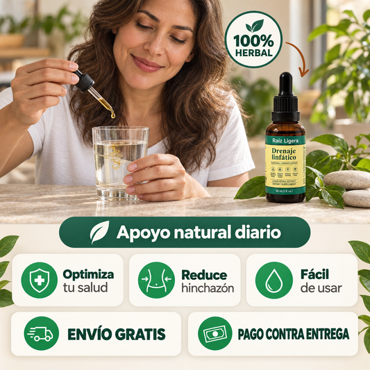 Raíz Ligera® | gotas para drenaje linfatico