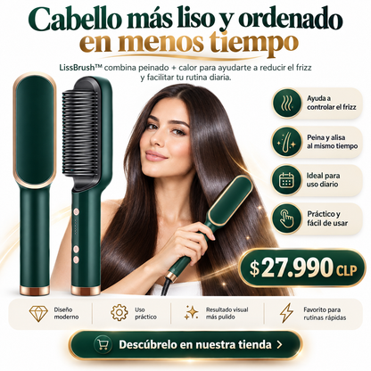 LissBrush™ | Cepillo Alisador Térmico