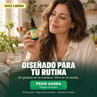 Raíz Ligera® | gotas para drenaje linfatico