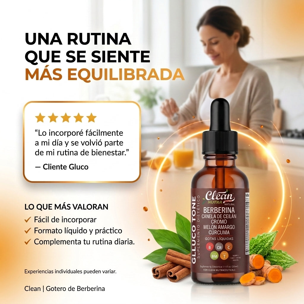 Gluco®| Suplemento gotero de Berberina
