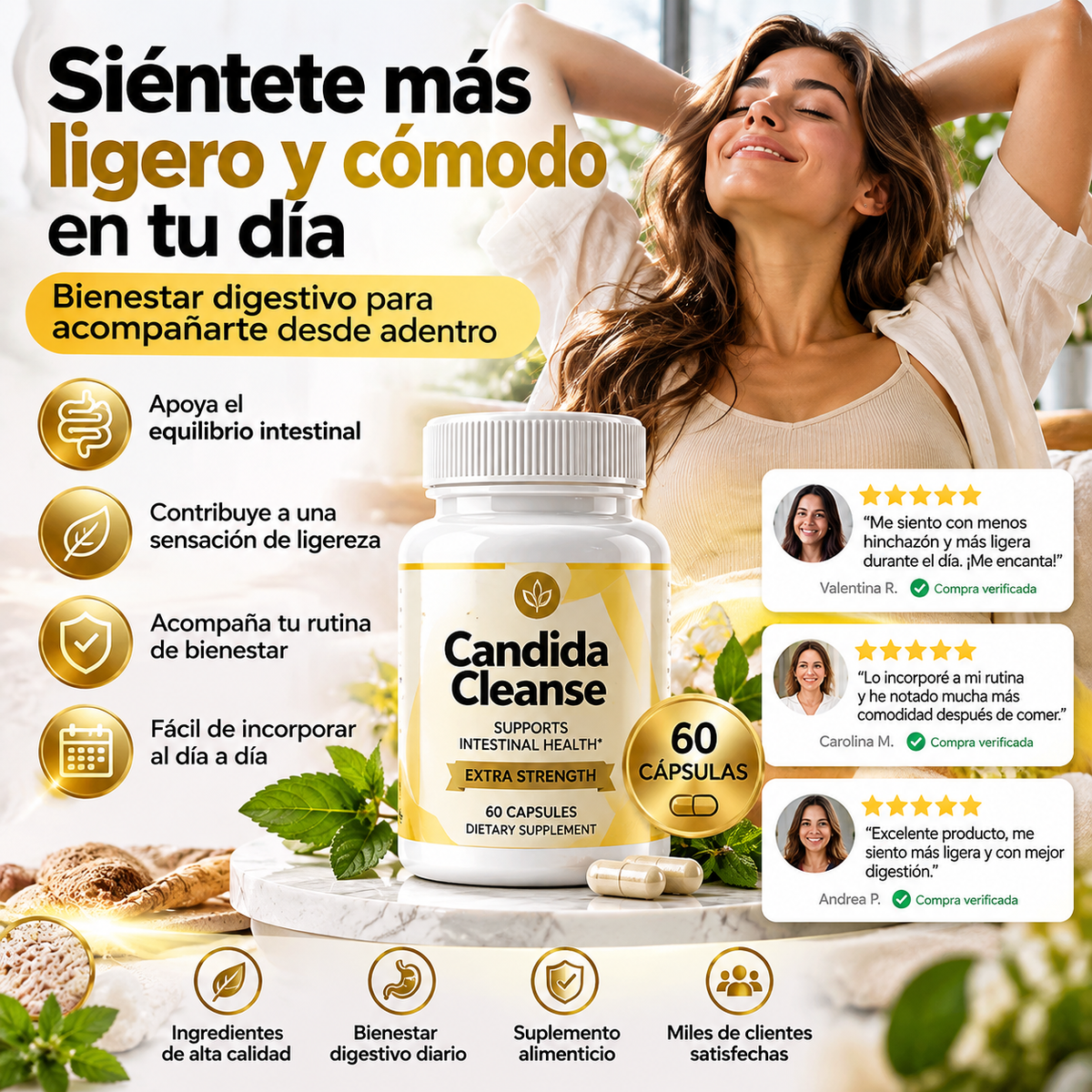 Candida Cleanse | Suplemento alimenticio