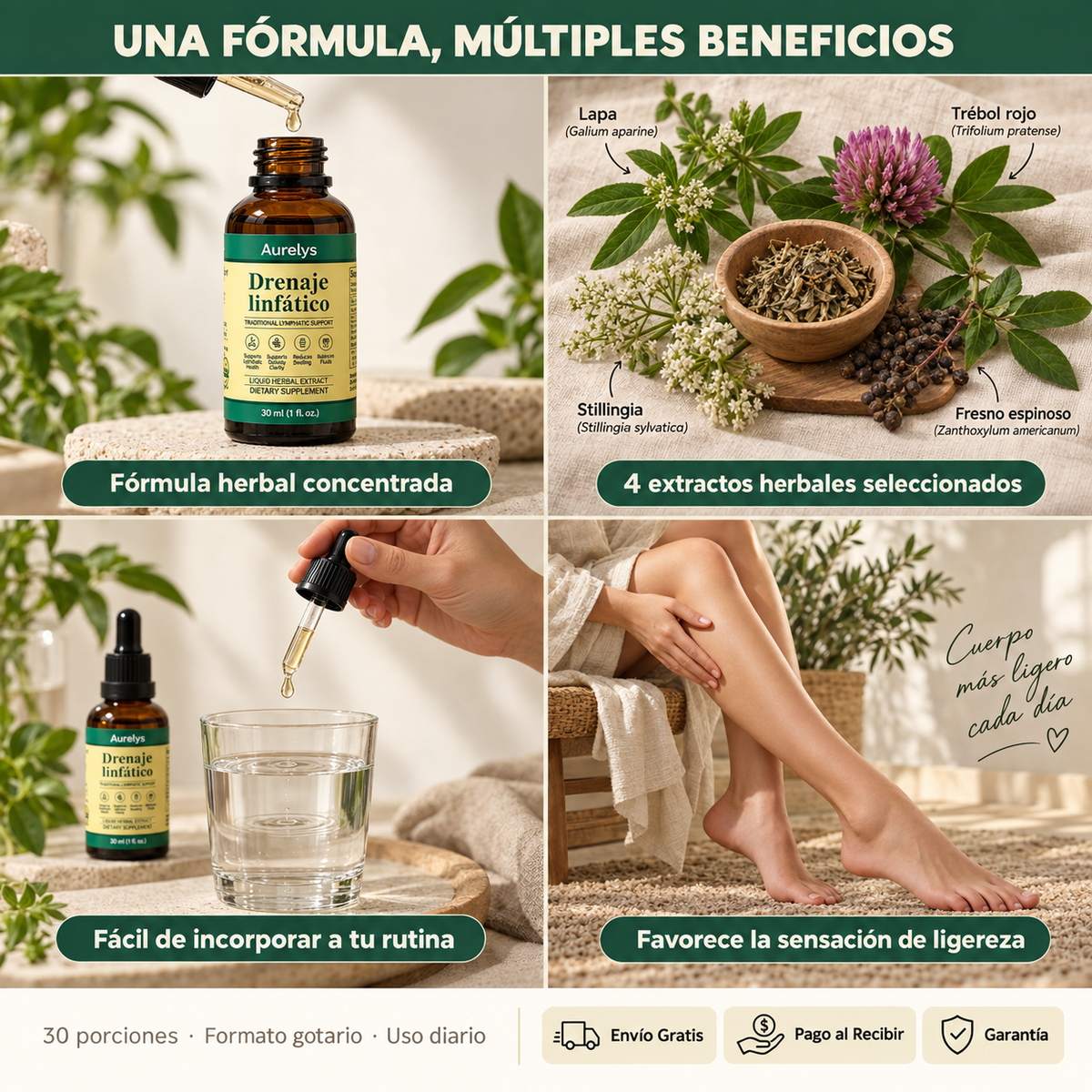 Raíz Ligera® | gotas para drenaje linfatico