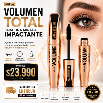 Volumen Total — Máscara de Pestañas Waterproof