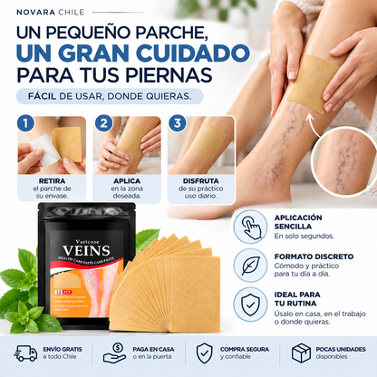VenaLisse® | Parches de Cuidado para Varicez