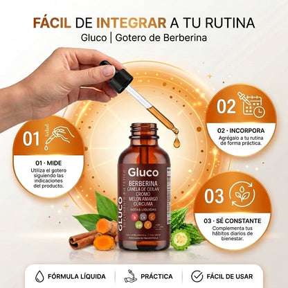 Gluco®| Suplemento gotero de Berberina