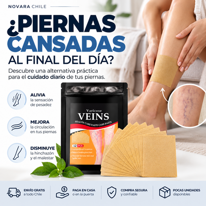 VenaLisse® | Parches de Cuidado para Varicez