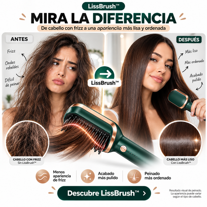 LissBrush™ | Cepillo Alisador Térmico